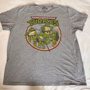Men’s Teenage Mutant Ninja Turtles Gray T-Shirt